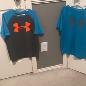2 pack of Boys Under Armour shirts